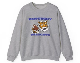 Kentucky Wildcats Crewneck Sweatshirt | University of Kentucky, Casual Wear, College Football Gear, Game Day Outfit, Gift for Fans, UK