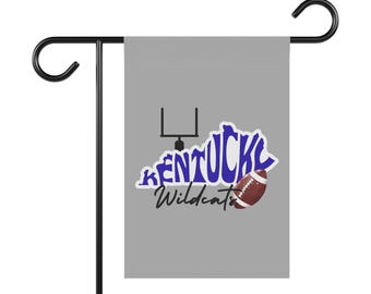 Baner ogrodowy Kentucky Wildcats, futbol uniwersytecki, dekoracja imprezy tailgate, mecz domowy, Uniwersytet Kentucky, Wielka Brytania, Kentucky, futbol amerykański, BBN