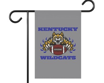 Baner ogrodowy Kentucky Wildcats, Duch drużyny uniwersyteckiej, Impreza przedmeczowa, Dom i ogród, Uniwersytet Kentucky, Wielka Brytania, Kentucky, Piłka nożna, BBN