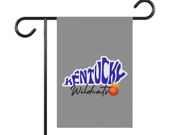 Kentucky Wildcats Garden Banner, College Basketball, Basketball Enthusiasts, University of Kentucky, UK, Kentucky, BBN, Basketball