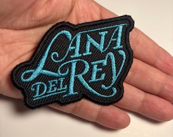 ラナ・デル・レイの刺繍パッチ｜アイロン接着または縫い付け