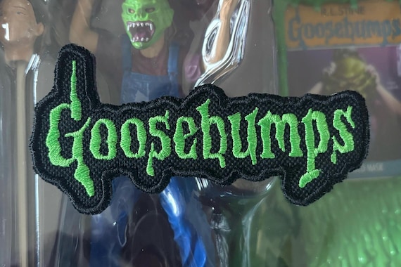 Goosebumps Logo Patch: 90s Embroidered Applique - Iron-On/Sew-On