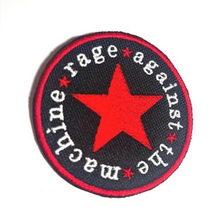 Rage Against the Machine patch iron on or sew on