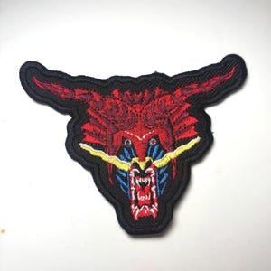 Judas Priest Defenders of the Faith Broderad Tygmärke | Stryk eller Sy På (10,5x9,5 cm)