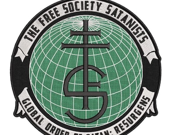 カスタム刺繍バックパッチ