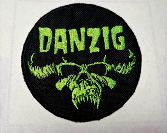 Danzig パッチ アイロン接着 縫い付け 刺繍 Misfits Samhain