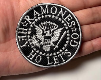 The Ramones Patch| Iron or sew on Embroidered Punk Patch