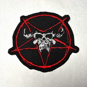 Danzig Patch Iron on Embroidered Misfits Samhain