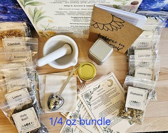 Herb Garden Tea Blending Kit | DIY Herbal Tea Ritual