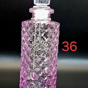 Moonwater & Sunwater Potion Jar - Colored Glass Witch Bottle for Rituals and Spells 36 Eye