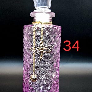 Moonwater & Sunwater Potion Jar - Colored Glass Witch Bottle for Rituals and Spells 34 Dragonfly