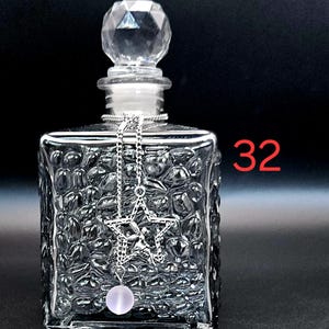 Moonwater & Sunwater Potion Jar - Colored Glass Witch Bottle for Rituals and Spells 32 Fairy on Star
