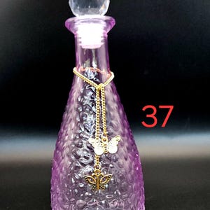 Moonwater & Sunwater Potion Jar - Colored Glass Witch Bottle for Rituals and Spells 37Butterflies