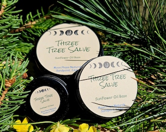 Three Tree Salve • Spruce, Fir & Pine • Natural Evergreen Balm