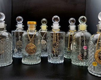 Potion Bottles, Moonwater Jar, Raindrop Collector, Altar tools,  Witch bottle