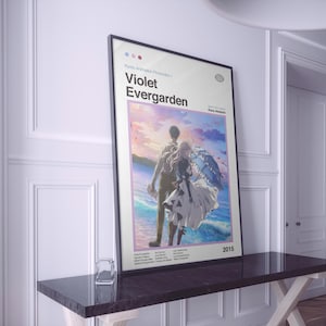 Violet Evergarden Wall Art, Anime Poster, Anime Print, Violet Evergarden Poster, Manga, Anime