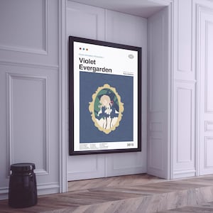 Violet Evergarden Wall Art, Anime Poster, Anime Print, Violet Evergarden Poster, Manga, Anime