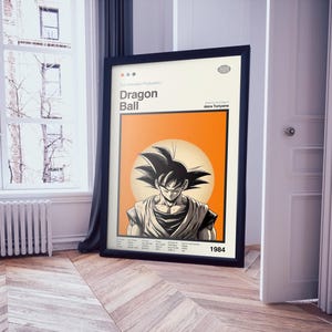 Arte mural de Dragon Ball Z, póster de anime, impresión de anime, póster de Dragon Ball, manga, anime