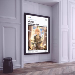 Violet Evergarden Wall Art, Anime Poster, Anime Print, Violet Evergarden Poster, Manga, Anime