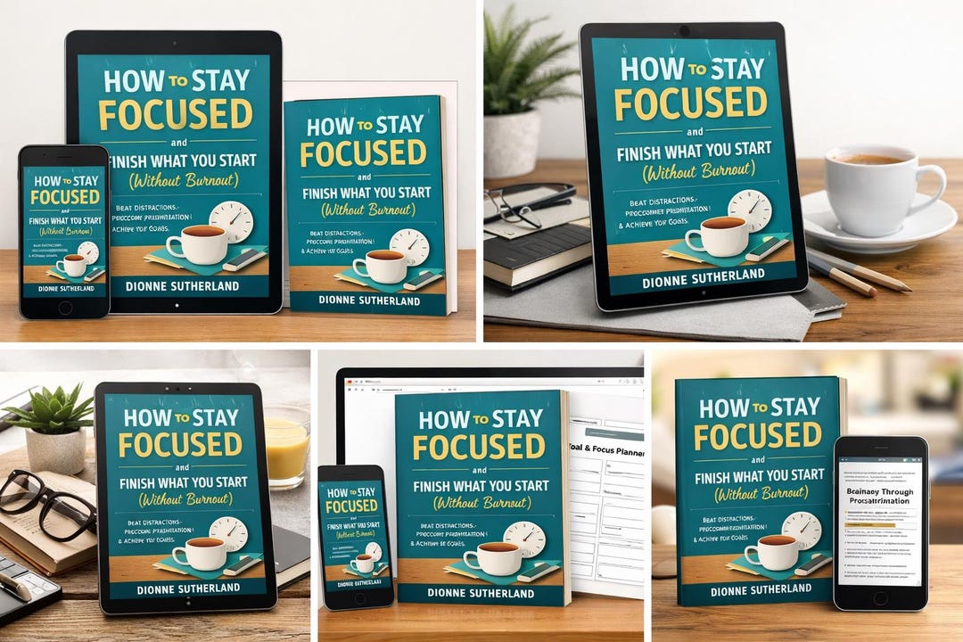 Ebook on How to Stay Focused and Finish What You Start (without Burnout ...