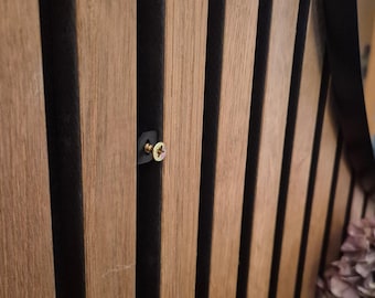 Akustikpaneele Zubehör Aufnahmeclip Ø4 Schraubhalterung – Acoustic Panel Clip Mount | Slat Wall Accessory | No Drill Wall Mount | Halterung