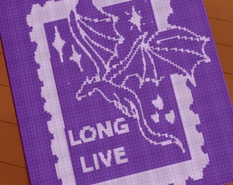 Long Live: Crocheted Version - A Mosaic Crochet Blanket Pattern