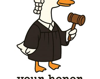 Gans Lawyer Png, Jura Graduierung, Lustiges Albernes Geschenk, Lawyer Png, JuraStudent Geschenk Zukünftiger Lawyer Png