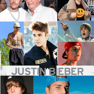 Justin Bieber Digitales Poster