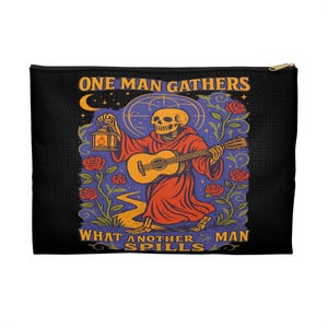 St. Stephen Pouch, One man Gathers, Deadicated Grateful, Psychedelic Dead Design, Grateful Dead, Dead Head Gift, Hippie Vibe, boho style