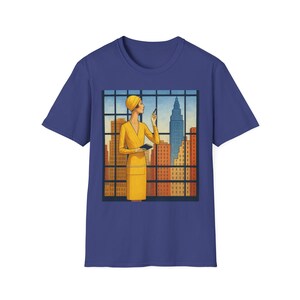 Vintage-Inspired Art Deco Unisex T-Shirt | Graphic Tee, Fashion Top, Casual Wear, Gift for Art Lovers, Everyday Style