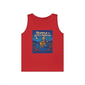 Tank Top Ripple in Still Water2, Deadicated Grateful, Psychedelic Dead-Inspired, Grateful Dead, Dead Head Gift, Hippie Vibe, boho style