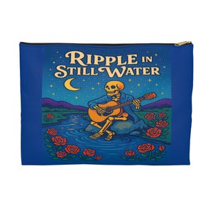 Ripple in Still Water Pouch, Deadicated Grateful, Psychedelic Dead-Inspired, Grateful Dead, Dead Head, Hippie Vibe, boho style