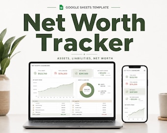 Spreadsheet voor het bijhouden van je nettovermogen in Google Sheets