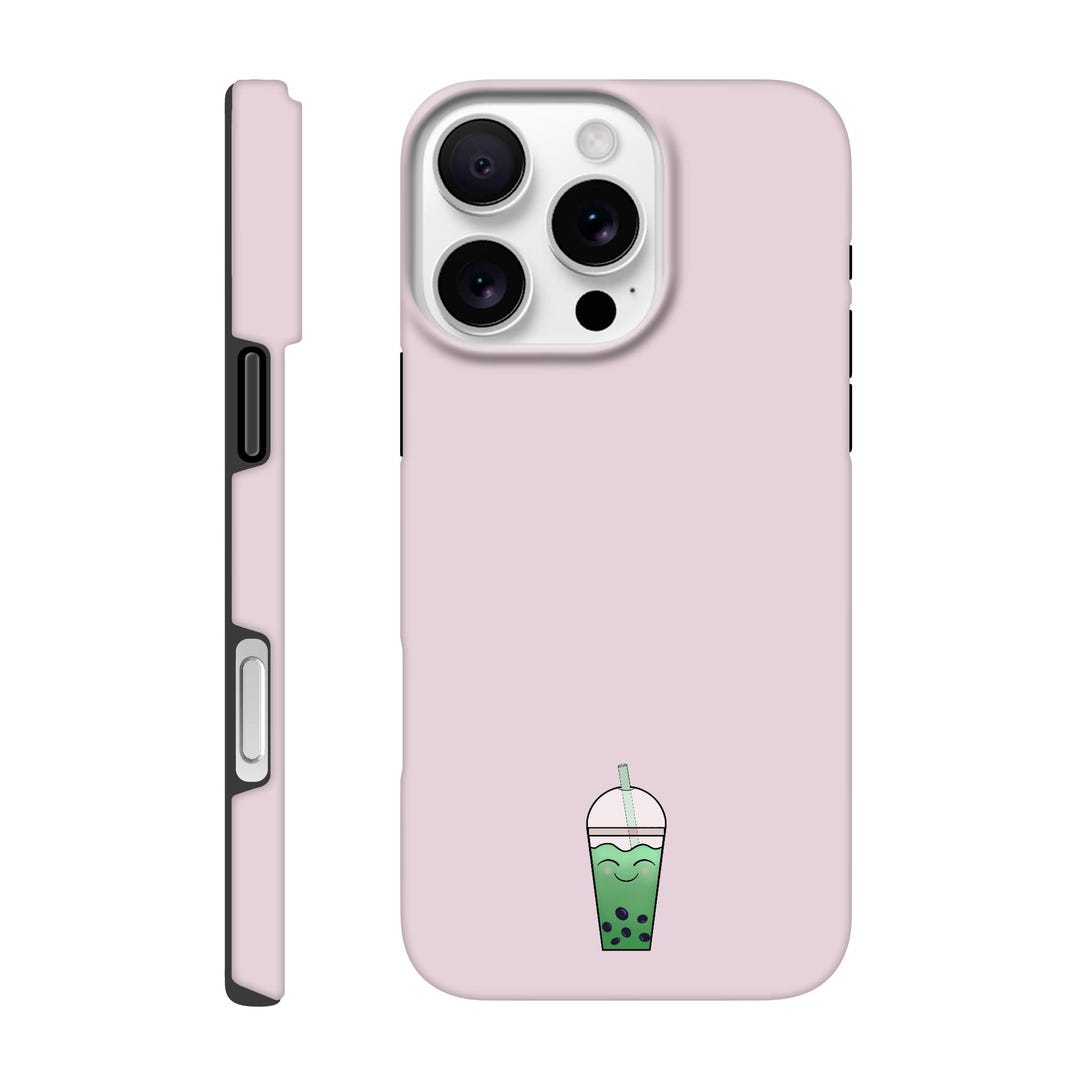 Cute Bubble Tea Phone Case | Boba Tea Cartoon | Aesthetic iPhone Case ...