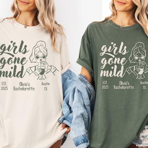 Girls Gone Mild Bachelorette Party Shirt: Custom Spa Weekend Tee