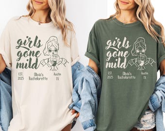 Girls Gone Mild Bachelorette Party Shirt: Custom Spa Weekend Tee
