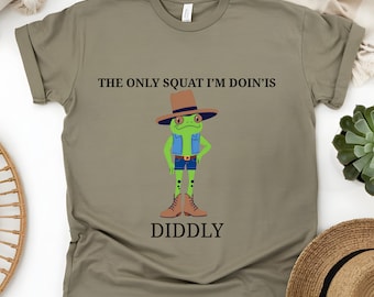 Camiseta divertida de rana vaquera: humor relajado para el gimnasio, estilo rodeo