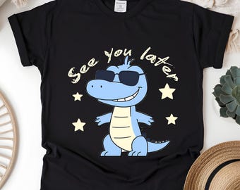 See You Later Alligator Shirt: Funny Teacher Summer Comfort Colors Tee