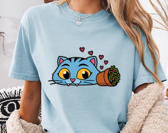 Anime Cat Kids T-Shirt: K-Pop Inspired Kawaii Graphic Tee