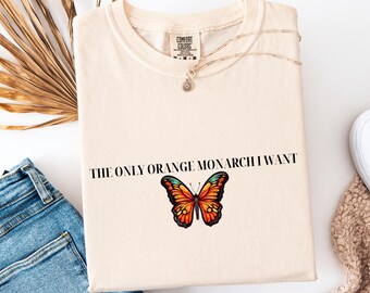 Anti MAGA Comfort Colors-shirt: politiek T-shirt voor democratie