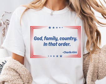 Gott Familie Country Shirt : Christliches Konservatives Patriot T-Shirt