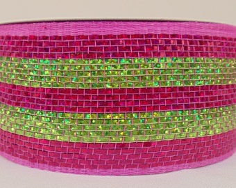 Rancho Belt - Lime, Pink, Green & Cream