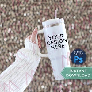 40 oz Tumbler Mockup, Blank 40 oz Tumbler Mock Up, Real Product Mock, POD Tumbler Mockup, Print on Demand Sublimation 40 ounce Tumbler Mock