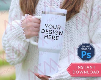 40 oz Tumbler Mockup, Blank 40 oz Tumbler Mock Up, Real Product Mock, POD Tumbler Mockup, Print on Demand Sublimation 40 ounce Tumbler Mock