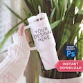 40 oz Tumbler Mockup, Blank 40 oz Tumbler Mock Up, Real Product Mock, POD Tumbler Mockup, Print on Demand Sublimation 40 ounce Tumbler Mock