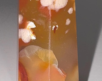 Carnelian Flower Agate Tower