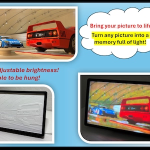 Personalized Lithophane Light Box (Color/Grayscale)