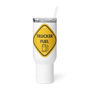 Funny truck driver mug, travel cup gift for trucker husband, Ceramic latte cup for trucking grandpa, Truck driver dad mug, Trucker mug gift