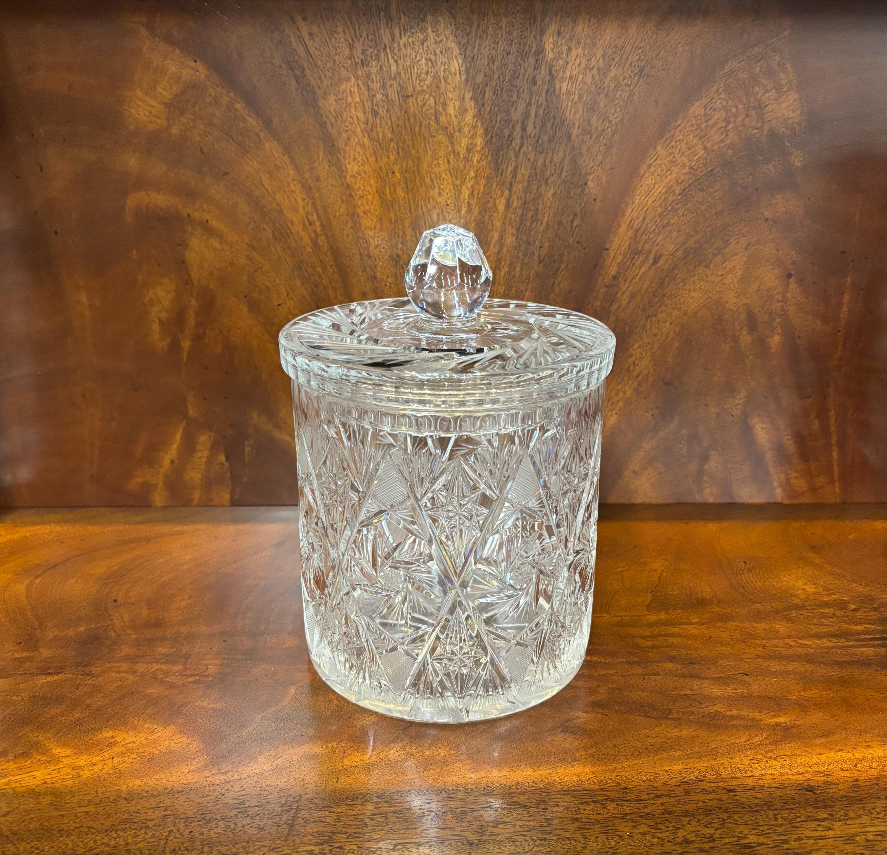 Vintage Glass Ice Box Containers - Etsy