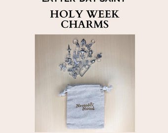 Conjunto de dijes adicionales de Semana Santa (LDS) / Dijes adicionales para pulseras, niños o conjuntos de reemplazo